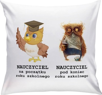 PODUSZKA PREZENT DZIEŃ NAUCZYCIELA JASIEK N82