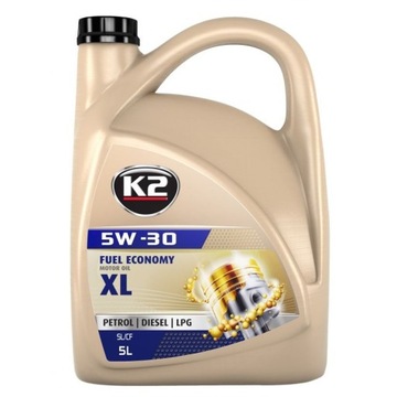 K2 5W30 FUEL ECONOMY XL 5L. O1405E OLEJ SILNIKOWY