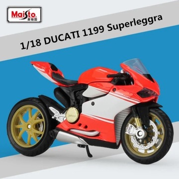 Maisto 1:18 Ducati 1098S Alloy Sports Motorcycle Model Simulation Diecasts