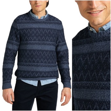 LEE CREW SEAS KNIT MĘSKI SWETER KLASYCZNY L