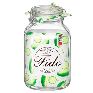SŁOIK SZKLANY FIDO BORMIOLI ROCCO 3 L