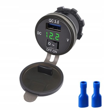 GNIAZDO SAMOCHODOWE ŁADOWARKA USB 12V /24V