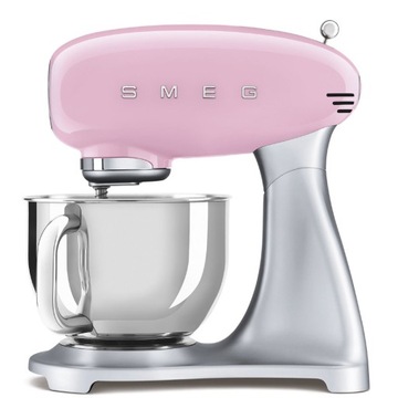 Mikser Smeg SMF02PKEU różowy