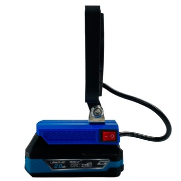 НАБОР РАБОЧИХ ЛАМП DEDRA 18 В + НАБОР ПЕРЕХОДНИКОВ ДЛЯ РОЗЕТОК