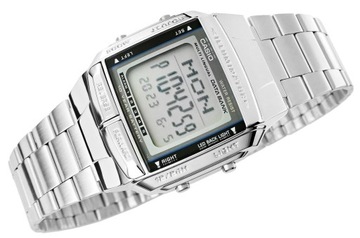 Zegarek męski na bransolecie Casio Telememo Dual Time PL funkcje