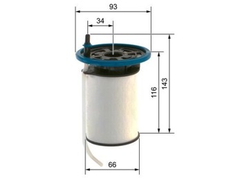 BOSCH FILTR PALIVA F026402212