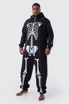 B4I10 MĘSKI KOMBINEZON ZE SZKIELETEM BOOHOOMAN 3XL