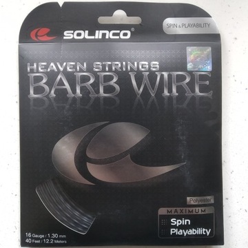 Naciąg tenisowy Solinco Barb Wire 12,2 m 1,30 mm set