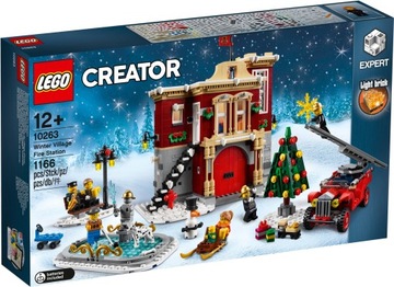 LEGO CITY CREATOR 10263 ZIMOWA REMIZA STRAŻACKA