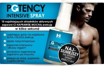 Silna i długa erekcja - Potency Spray Intensive