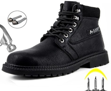 48 BOTKI WORKERY ODPORNE TREKINGOWE BLACHA ROBOCZE