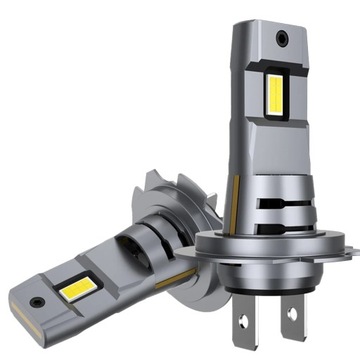 СВЕТОДИОДНЫЕ ЛАМПЫ H7 1:1 НИЗКИЕ ДОРОЖНЫЕ ФОНАРИ МОДЕРНИЗАЦИЯ I7S CSP 6000K МОЩНЫЙ