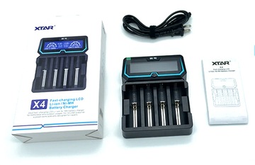 БЫСТРОЕ ЗАРЯДНОЕ УСТРОЙСТВО XTAR X4 Li-ion 18650 20700 21700