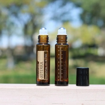 Бутылка эфирного масла doterra, 2 шт., 10 мл, толстая стеклянная бутылка-ролик из янтарного стекла