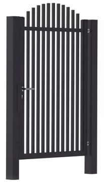 Brama Wjazdowa Dwuskrzydłowa SKYROCKET BR2422 Ocynk + RAL 120x300 cm