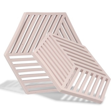 3x PODKŁADKI STÓŁ SILIKONOWA Mata Ochronna PODSTAWKA pod GARNEK PATELNIĘ