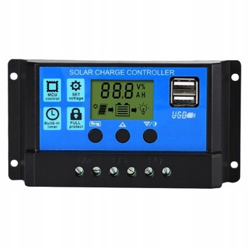 Solar Charge Controller Dual USB Auto Focus PWM