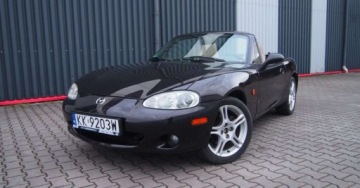 Mazda MX-5 II 1.6 16V 110KM 2004 Mazda MX-5 Memories LimitedEdition DrewnianeWykonczeniaJasna Skora1Wlascic, zdjęcie 11