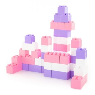 WADER Klocki XXL Bricks Розовый 45 элементов