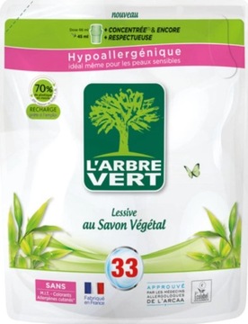 L'Arbre Vert Gęsty żel do prania 33pr 1,5l