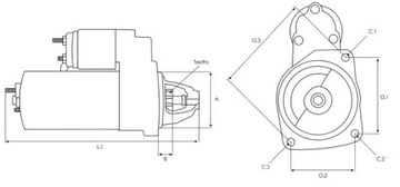 NOWY ROZRUSZNIK AUDI SKODA SEAT VW 1.9TDI A3 GOLF