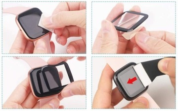 2 гибридных стекла 3D 7H для FitBit VERSA