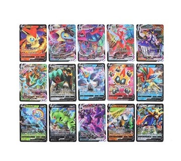 КАРТОЧКИ POKEMON GOLD DIAMOND SHINY 55 ШТ.