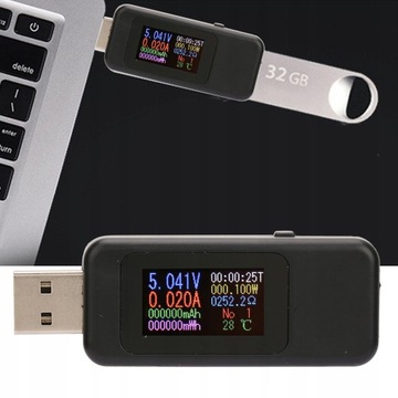 KEWEISI MX18L МЕТР-ТЕСТЕР ВОЛЬТМЕТР AMP USB