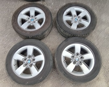 KOLA ALU RÁFKY PNEUMATIKY BMW E60 E61 6777345 5X120 225/55ZR16 16''