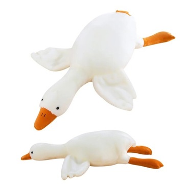 MASKOTKA GĘŚ PLUSZAK PODUSZKA KACZKA DUŻA 90 CM