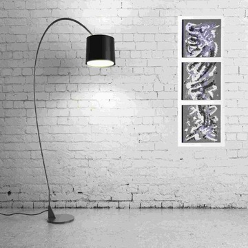 Abstrakcja - unikalny obraz ceramiczny 3 kafle sygnowany nowy