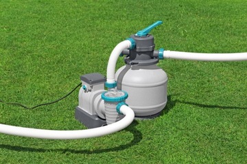 POMPA PIASKOWA DO BASENÓW FILTRUJĄCA 8327l/h BESTWAY 58499 + WĘŻE + ADAPTER