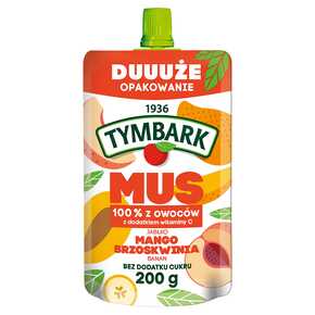 MUS TYMBARK MANGO-BRZOSK-BANAN MASPEX 200g x 10 szt.