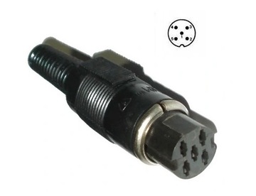 GNIAZDO 5 PIN NM590 słuchawkowe / 2002D