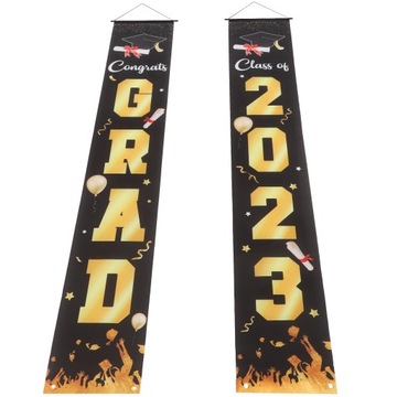 Graduation Season Couplet Outdoor Flag Sign