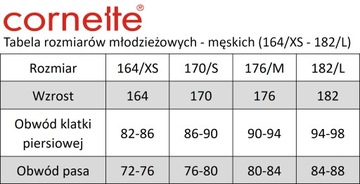 CORNETTE Piżama Australia 265/48 granatowa 170/S