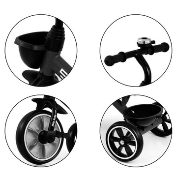 Трехколесный велосипед Milly Mally Bobby Black