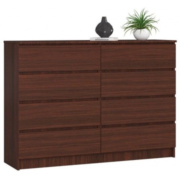 NOWOCZESNA KOMODA do SYPIALNI SALONU MEBLE 140cm komoda szafka szuflady