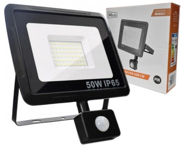 OŚWIETLENIE ZEWNĘTRZNE LAMPA LED 50W NA GARAŻ