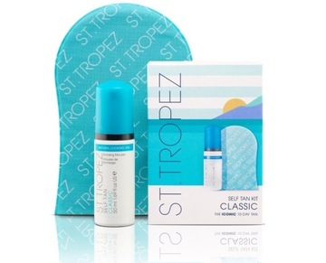 ST. TROPEZ SELF TAN KIT CLASSIC SAMOOPALACZ PIANKA + RĘKAWICA ZESTAW