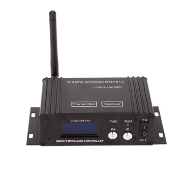 2.4G Bezprzewodowy odbiornik nadajnika DMX512 LCD