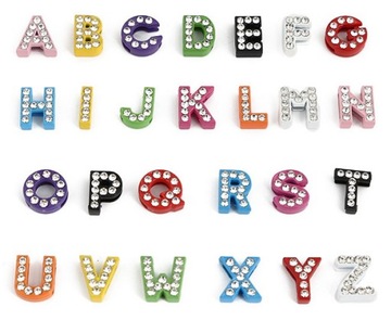 БУКВЫ цифры знаки на запястье БРАСЛЕТ 5 шт.