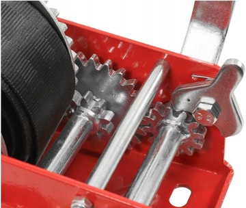 ЛЕБЕДКА, РУЧНАЯ РУКОЯТКА, РЕМЕННАЯ ЛЕБЕДКА, РУКОЯТКА 1200 кг, РЕМЕНЬ 10 м.