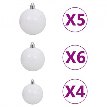 SZTUCZNA CHOINKA 150CM MAŁA ZE STOJAKIEM DO DOMU Lampki LED + Bombki
