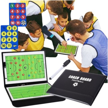 TABLICA TAKTYCZNA PIŁKARSKA MAGNETYCZNA TRENERSKA PISAK MAGNETYCZNA ETUI