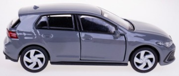 VOLKSWAGEN GOLF 8 GTI МЕТАЛЛ МОДЕЛЬ WELLY 1:38 СЕРЫЙ