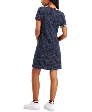 Tommy Hilfiger dámske šaty s bodkami modré XS