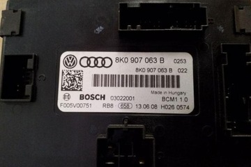 MODUL POHODĚ AUDI A5 CABRIO (8F7) 8K0907063B 1.8L GASOLINE 125KW 2008