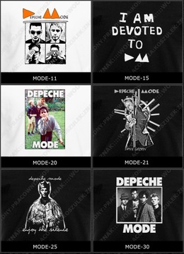 koszulka depeche mode rock DM punk RÓŻNE WZORY!!!