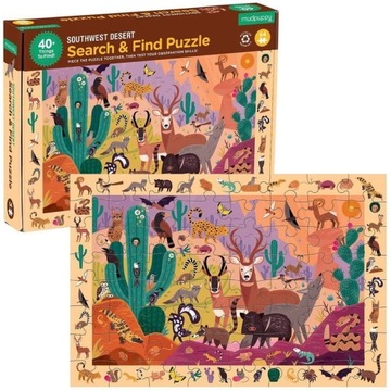 PUZZLE OBSERWACYJNE Amerykańska Pustynia MUDPUPPY